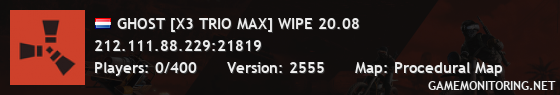 GHOST [X3 TRIO MAX] WIPE 20.08