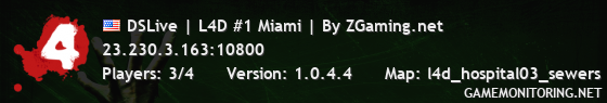 DSLive | L4D #1 Miami | By ZGaming.net