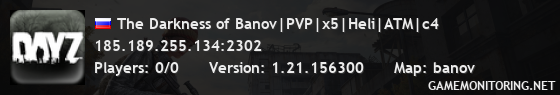 The Darkness of Banov|PVP|x5|Heli|ATM|c4