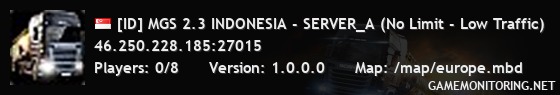 [ID] MGS 2.3 INDONESIA - SERVER_A (No Limit - Low Traffic)