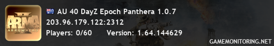 AU 40 DayZ Epoch Panthera 1.0.7