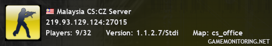 Malaysia CS:CZ Server