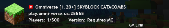 Omniverse [1.20+] SKYBLOCK CATACOMBS