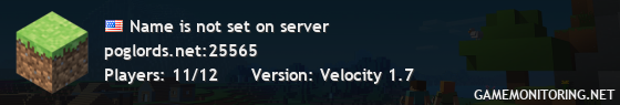 Name is not set on server