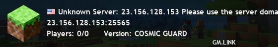 Unknown Server: 23.156.128.153 Please use the server domain to connect.