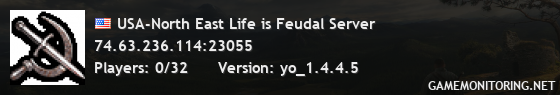 USA-North East Life is Feudal Server