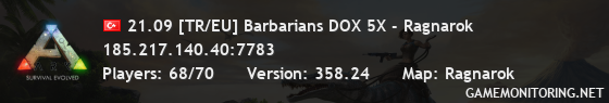 21.09 [TR/EU] Barbarians DOX 5X - Ragnarok