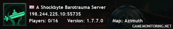 A Shockbyte Barotrauma Server