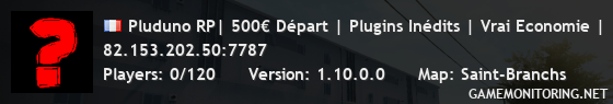 Pluduno RP| 500€ Départ | Plugins Inédits | Vrai Economie |