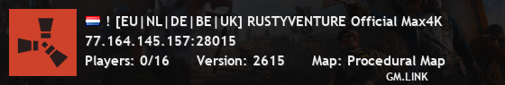 ! [EU|NL|DE|BE|UK] RUSTYVENTURE Official Max4K