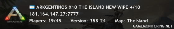 ARKGENTINOS X10 THE ISLAND NEW WIPE 4/10