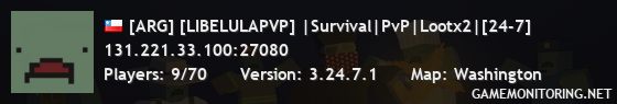 [ARG] [LIBELULAPVP] |Survival|PvP|Lootx2|[24-7]