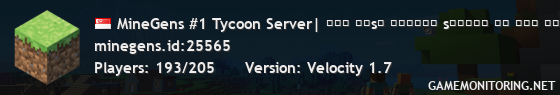MineGens #1 Tycoon Server| ᴛʜᴇ ʙᴇsᴛ ᴛʏᴄᴏᴏɴ sᴇʀᴠᴇʀ ɪɴ ᴛʜᴇ ᴡᴏʀʟᴅ