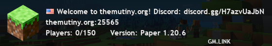 Welcome to themutiny.org! Discord: discord.gg/H7azvUaJbN