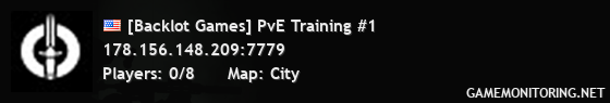 [Backlot Games] PvE Training #1