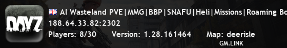 AI Wasteland PVE|MMG|BBP|SNAFU|Heli|Missions|Roaming Bots|Trade