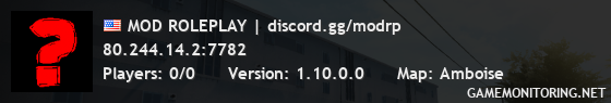 MOD ROLEPLAY | discord.gg/modrp