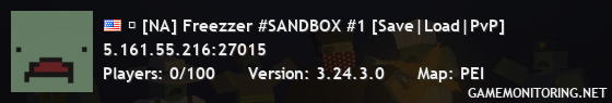  [NA] Freezzer #SANDBOX #1 [Save|Load|PvP]
