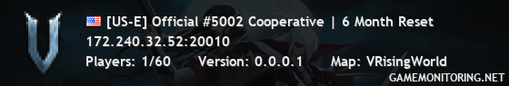 [US-E] Official #5002 Cooperative | 6 Month Reset