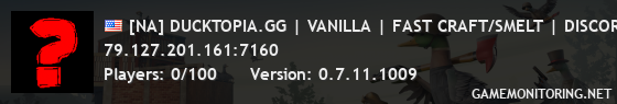 [NA] DUCKTOPIA.GG | VANILLA | FAST CRAFT/SMELT | DISCORD.GG/DUC
