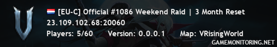 [EU-C] Official #1086 Weekend Raid | 3 Month Reset