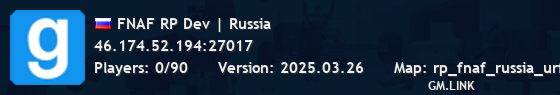 FNAF RP Dev | Russia