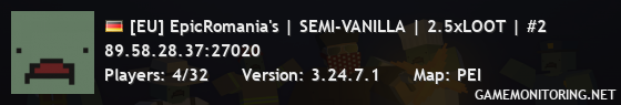 [EU] EpicRomania's | SEMI-VANILLA | 2.5xLOOT | #2