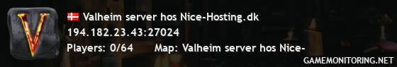 Valheim server hos Nice-Hosting.dk