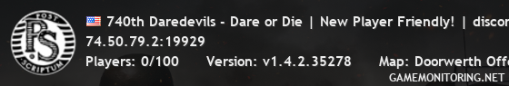 740th Daredevils - Dare or Die | New Player Friendly! | discord