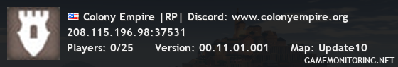 Colony Empire |RP| Discord: www.colonyempire.org