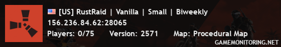 [US] RustRaid | Vanilla | Small | Biweekly