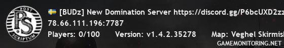 [BUDz] New Domination Server https://discord.gg/P6bcUXD2zz