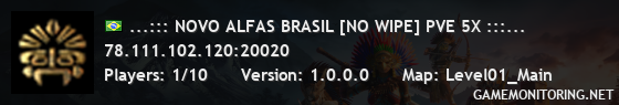 ...::: NOVO ALFAS BRASIL [NO WIPE] PVE 5X :::...