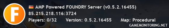 AMP Powered FOUNDRY Server (v0.5.2.16455)