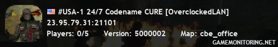 #USA-1 24/7 Codename CURE [OverclockedLAN]