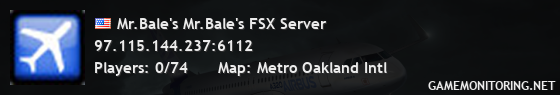 Mr.Bale's Mr.Bale's FSX Server