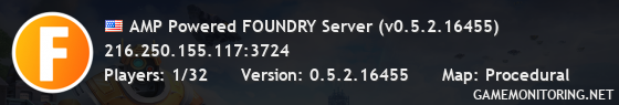 AMP Powered FOUNDRY Server (v0.5.2.16455)