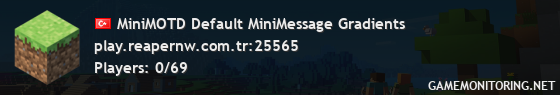 MiniMOTD Default MiniMessage Gradients