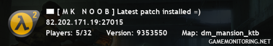 [ M K   N O O B ] Latest patch installed =)