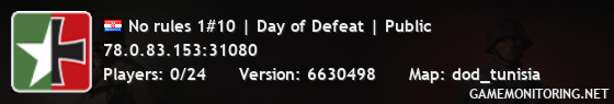 No rules 1#10 | Day of Defeat | Public