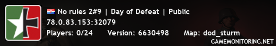 No rules 2#9 | Day of Defeat | Public