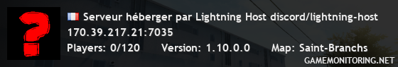 Serveur héberger par Lightning Host discord/lightning-host