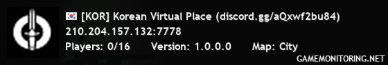 [KOR] Korean Virtual Place (discord.gg/aQxwf2bu84)