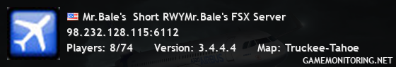 Mr.Bale's Mr.Bale's FSX Server