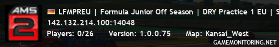 LFMPREU | Formula Junior Off Season | DRY Practice 1 EU | S16 -