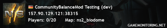 CommunityBalanceMod Testing (dev)