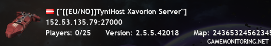 ["[[EU/NO]]TyniHost Xavorion Server"]