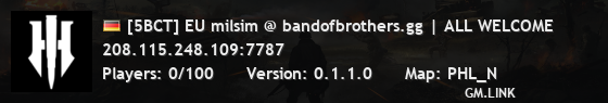 [5BCT] EU milsim @ bandofbrothers.gg | ALL WELCOME