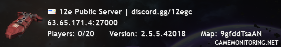 12e Public Server | discord.gg/12egc