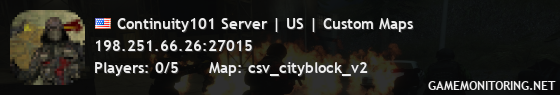 Continuity101 Server | US | Custom Maps